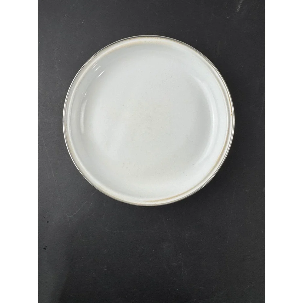 Vintage Enamel Pot Lid Yellow‎ Orange Ombre Gradient Retro Replacement 8.25 Inch